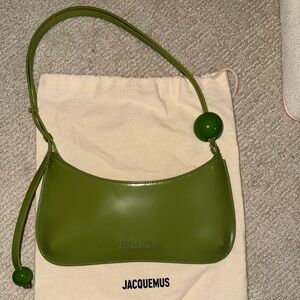 Jacquemus le bisou perle bag in green